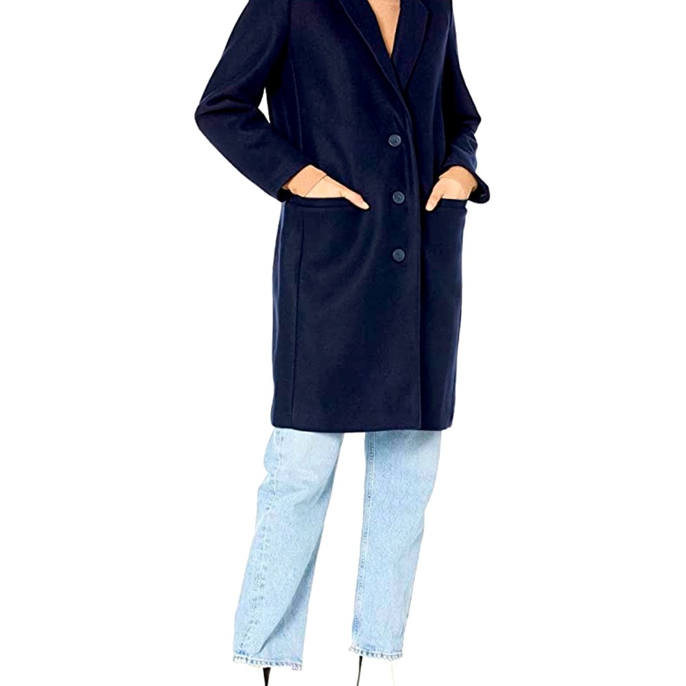 Amazon Essentials over sized coat - sized L - Navy Blue